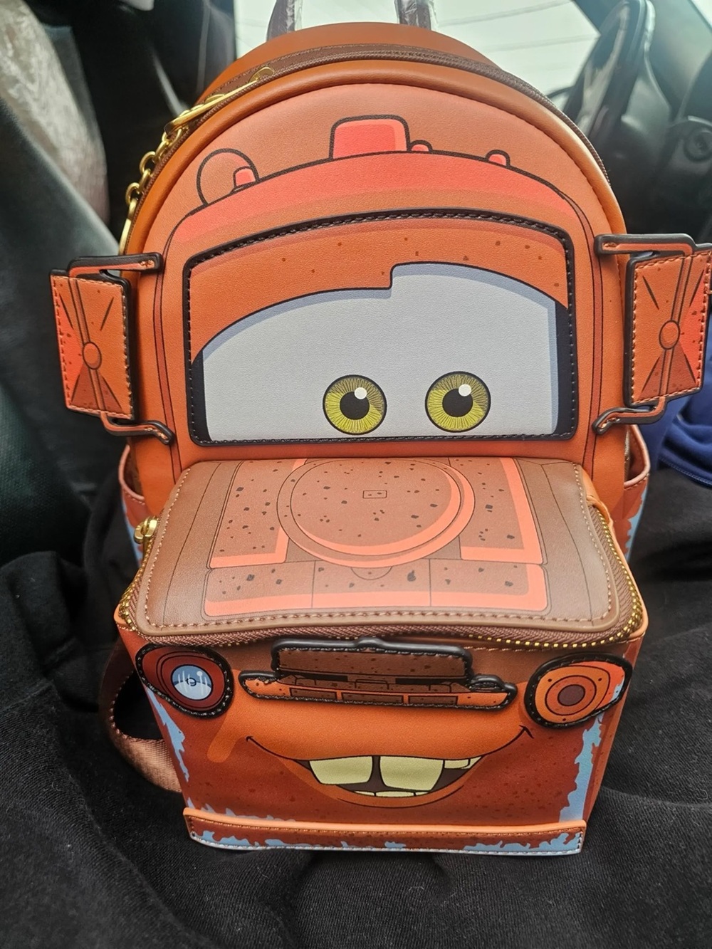 Rare Loungefly Disney Mater Character Mini Backpack - Picture 1 of 4